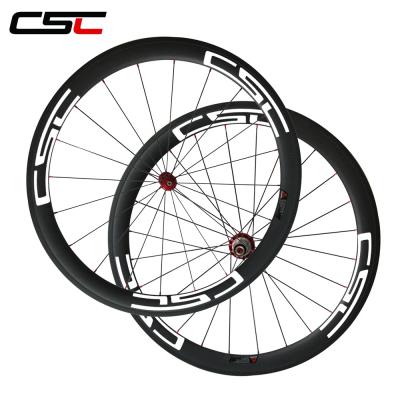 China Toray T800 Carbon Fiber Bearing Powerway R36 50mm Ceramic Tubular Carbon Road Bicycle Wheels for sale