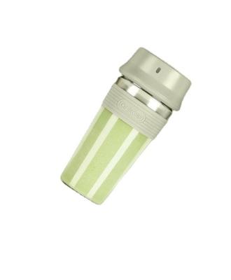 China Wholesale 300ml Car Mini Bottle OEM Portable Green Travel Juicer USB Rechargeable Portable Smoothie Blender for sale