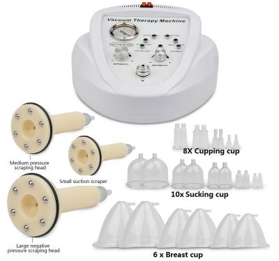 China Double Suction Cup Female Breast Pump Enlargement L Cupping With Pump Enhancement 4.3inches for sale