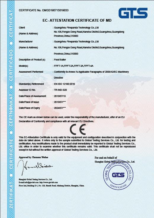 CE - Guangzhou Finepanda Technology Co., Ltd.