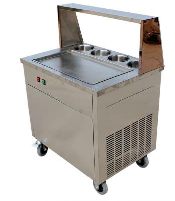 China Snack Factory Ice Roll Ice Cream Machine Fried Ice Cream Machine Philippines NSF ETL for sale