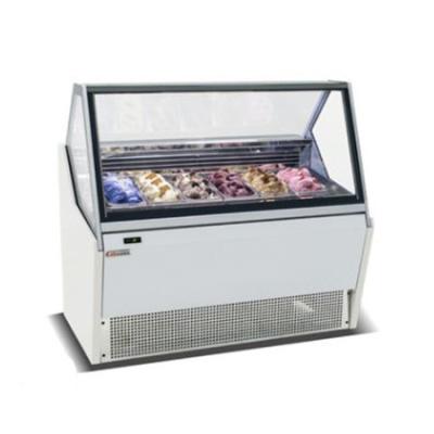 China commercial double-temperature scoop ice cream storage chest table batch display digging deep freezer small deep blast freezers for sale