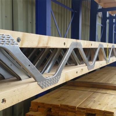 China Galvanized steel strip wood timber joist easi metal web floor system joist for sale