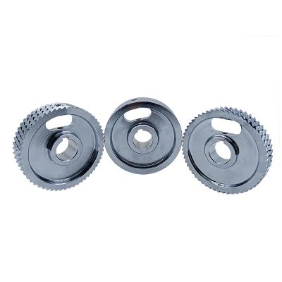 China Machinery Repair Shops 5 PCS Hard And Durable Steel Wheel Feed Wheel For Woodworking Machinery Parts for sale