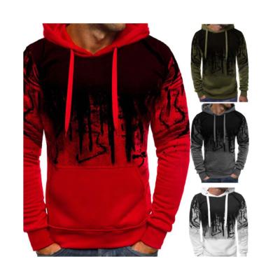 China Customized pattern anti-shrink printed men's coats new fashion men's Multi-size pullover hooded sweater for sale