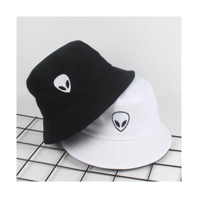 China Embroidery Fashion Beach Bucket Hat Unisex Solid Color Brim Wide Brim Bucket Hat for sale