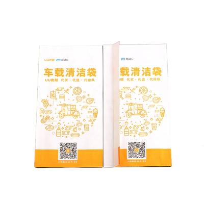 China Outdoor Disposable Stickness Vomit Airplane Taxi Car Waste Air Movement Morning Food Contact Camping Waterproof Paper Bag for sale