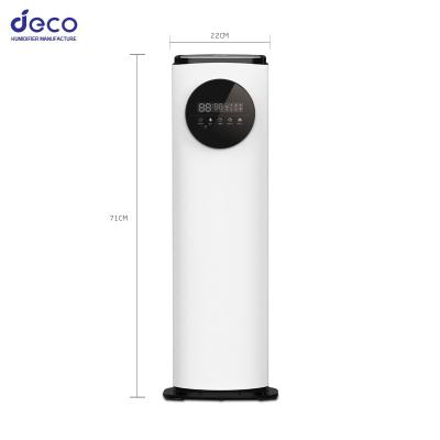 China Cool And Warm Mist Hybrid Smart Home Appliances 8.5 Liter Floor Stand Mist Anion Cool Air Essential Oil Top Fill Automatic Air Humidifier Ultrasonic for sale