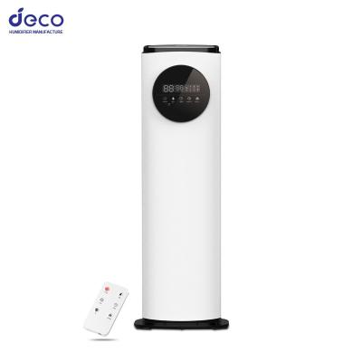 China 20~40 Ultrasonic Humidifier Air Humidifier 8L Top Fill Square Meter Floor Mist Air Humidifier Ultrasonic Warmer UV Purifier for sale