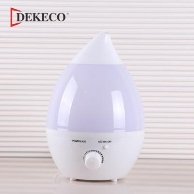 China Ultrasonic humidifier, Whisper-quiet cool mist operation, aroma diffuser, 7 color LED lights, auto shut-off. 1.3Lt. Tank, last 16*17*23 for sale