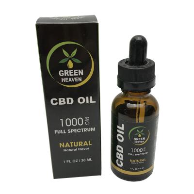 China Recyclable custom logo label dropper bottle packaging 10ml 20ml 30ml cbd oil paper box for sale