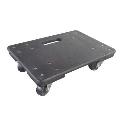 China Heavy Duty 4 Wheel Wooden Storage Trolley Furniture Trolley With Rubber Surface Moving Trolley 4530 Japan Market for sale