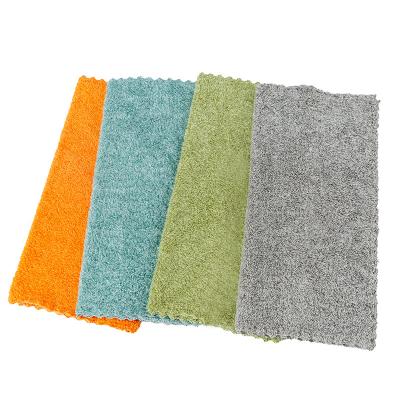 China Viable Factory Wholesale Bamboo Cloth Bamboo Microfiber Microfiber Home Cleaning Cleaning Cloth for sale