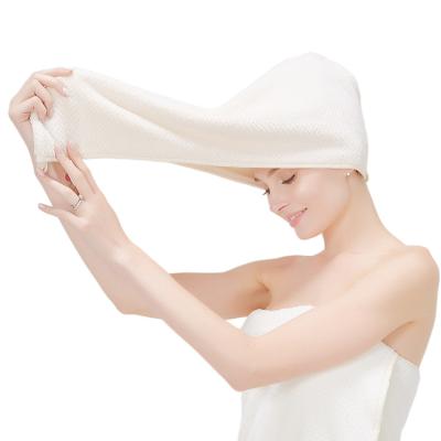 China Sustainable Turban Dry Hair Towel Women Pineapple Grid Triangle Sharpening Hair Dryer Hat Microfiber Dry Hair Quick Drying Absorbent Hat for sale