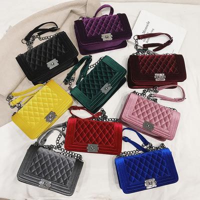 China Fashion Chain High Quality Wholesale Multifunctional Wallet Handbag Clutch Ladies Fashion Women Purses With Cross Latch Body for sale