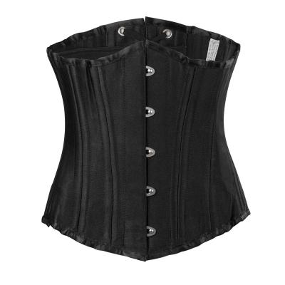 China Breathable steel boned satin ribbon corset corset floral back bridal bustiers sexy top girdles shapewear women for wedding for sale