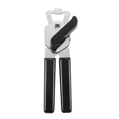 China Amazon Sustainable Black Multifunctional Soft Handle Grip Basics Can Bottle Opener for sale