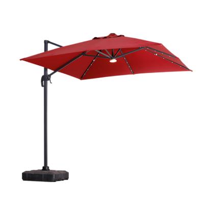 China Durable Umbrella Roman Umbrella With Led Light Outdoor Patio Umbrella Parasol for sale