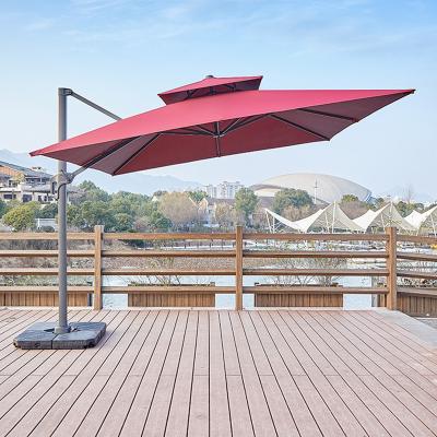 China Cheap Modern Factory 3*3m China Outdoor Umbrellas Garden Wholesale Parasols Restaurants for sale