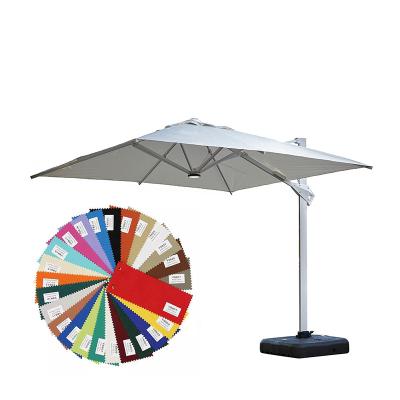 China Premium Modern Aluminum White Cantilever Umbrella for sale