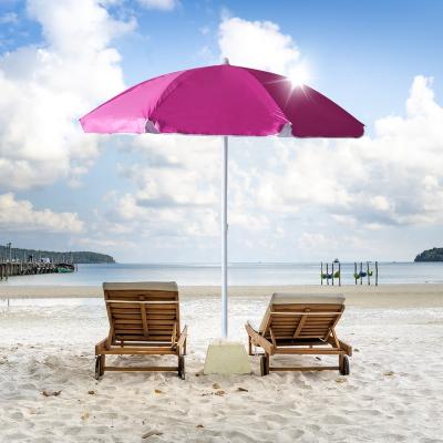 China Durable Hot Sell Custom Garden Sun Garden Outdoor Round Beach Umbrella Parasol for sale