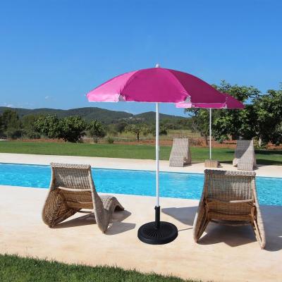 China Rectangle Solution-dyed Durable 2x2m 100% Outdoor Rust Resistant Polyester Promotion Parasols for sale