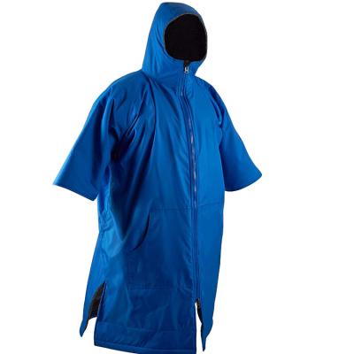 China Winter Surf Poncho Waterproof Adult Robe Towel Short Sleeves Waterproof Changing Robe for sale