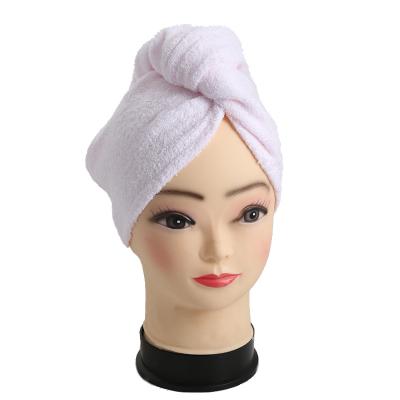 China QUICK DRY Hair Towel Salon Hair Towel Bamboo Hair Turban Towel for sale