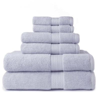 China QUICK DRY 100% Organic Bamboo Towel Dobby Border For Hotel for sale