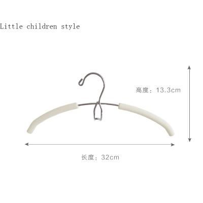 China Modern Wholesale Multiple Foam Padded EVA Wire Coat Hangers Kids Hangers for sale