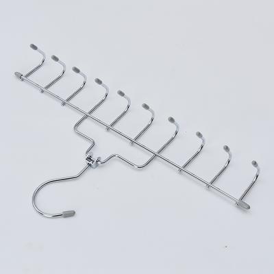 China Modern High Quality 10 Hooks Metal Clothes Hanger Hook Clothes Organizer for Cabinet for sale