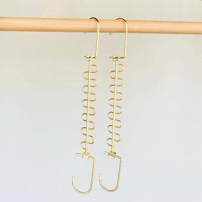 China Factory Wholesale Children's Belts Towels Sacrfs Clothes Metal Hanger with 6 Hooks for sale