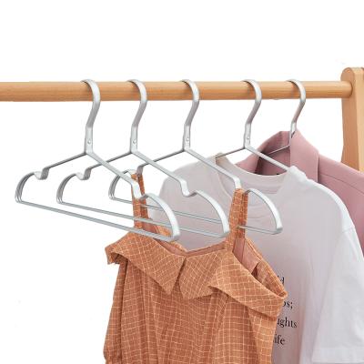 China Modern Widened Metal Clothes Hanger Aluminum Alloy Hangers Household Organizer for sale