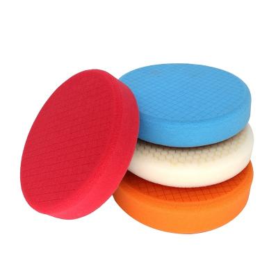 China Good Elasticity Grid Buffing Polish Pads Compound Sponge Buffing Pads For Car Pad Polisher Compound Polish And Wax for sale