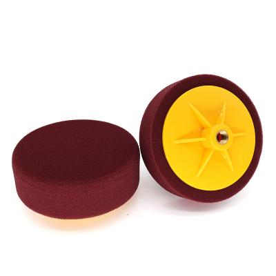 China American Quality Imported American Quality Imported Jujube Red Medium Whole Car Sponge Polishing High Gloss Polishing Pads For Grinding And Polishing for sale