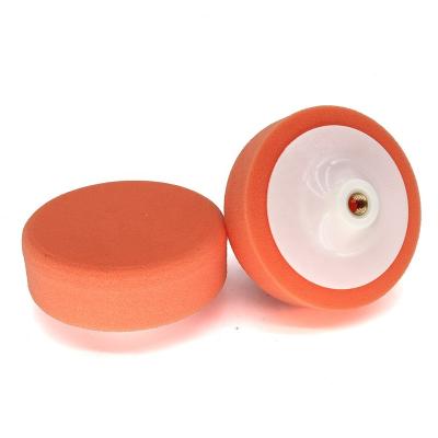 China Strong Durability 6'' M14 M16 Medium throwing hard car polishing buffing sponge pad for sale