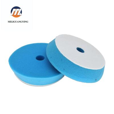 China Good elasticity imported quality foam sponge semi-hard grinding polishing pad for car detailing for sale