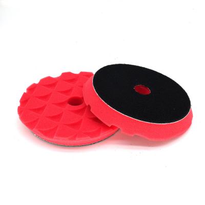 China Good Elasticity Diamond Car Polishing Foam Pad Tool Finishing Bevel Cutting Polishing Pad For Car Polish for sale