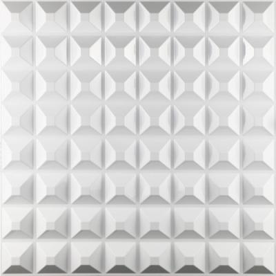 China Raincoat | Unlimited creativity | Easy To Install Durable 3D Wall Panels PVC Pyramids Decor x64 for sale