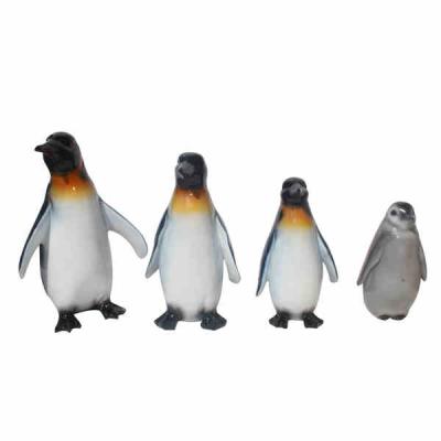 China Custom Kids Playground Laughing Fiberglass Penguin Statue From Europe for sale