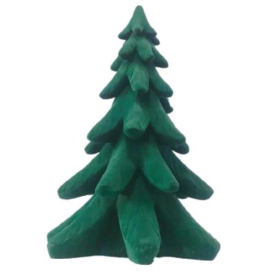 China Europe Christmas Decorations Promotional Customized Flocking Resin Christmas Tree for sale