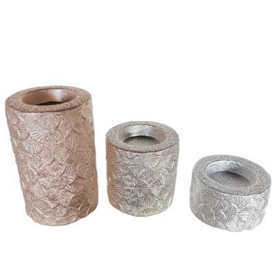 China 2022 fashion home style decoration high end home decorative ceramic candle holder for sale