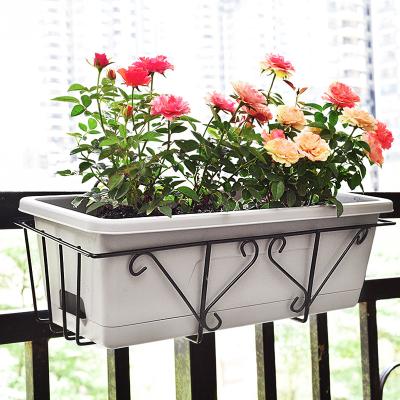 China Large capacity pot pp resin strawberry planter modern high quality thick plastic plant balcony decorative outdoor pots for sale