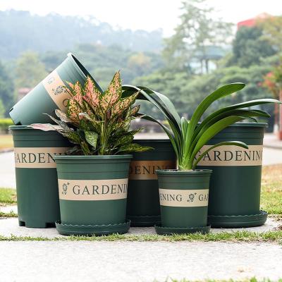 China Hot Wholesale Cheap Bulk Plastic Outdoor Garden Flower Minimalist Amazon Selling Succulent Pots Planter Pot for sale