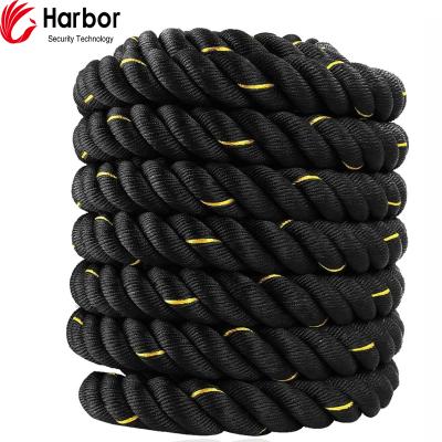 China Trainning Gym Rope Battle Rope Power Training Battle Ropes Exercises Climbing Sleeve 25M 38M 50M for sale