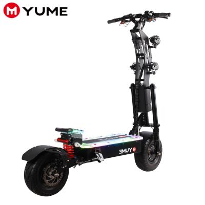 China YUME Unisex Fastest Foldable Tubeless Tire Road Two Wheels Electric Adult Scooter 13inch For Outdoor Sports for sale