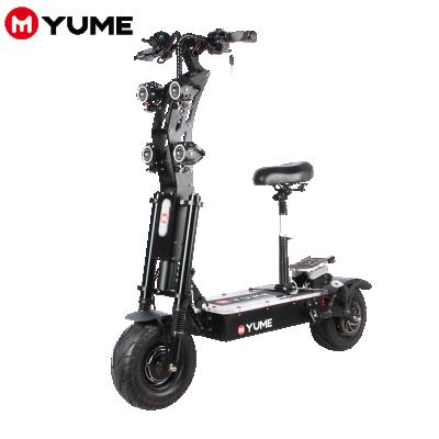 China YUME 72V Motor 8000W Motor 72V Fastest Unisex Escooter 2 Wheels Foldable Electric Kick Scooter For Adults for sale