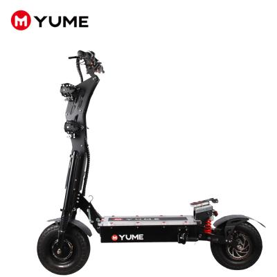 China Best Supplier China Scooter YUME X7 Foldable Scooter 13 Inch Unisex Wide Wheel 8000w 60v Electric Scooter For Adult for sale