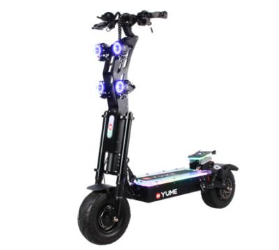 China Best YUME 13inch two big wheel X7 EU stock e scooter unisex double motor electric scooter for adults for sale