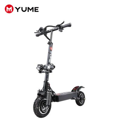 China YUME Unisex Running In EU 2020 Electric Scooter 2400w Adult Electric Scooter 65km/h 52v Double Motor for sale